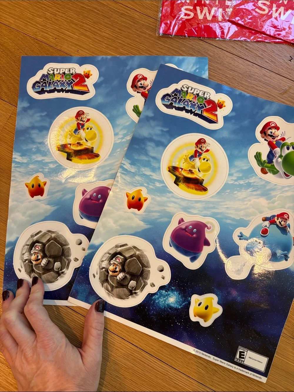Nintendo Promo Lot Stickers Merch Kirby Mario Animal Crossing